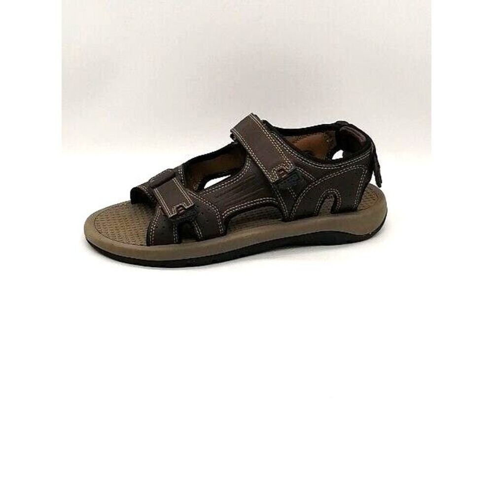 Khombu Sandals Mens Noah‎ Brown  9 Sport  Shoes Hook Loop Straps 1399420